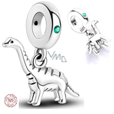 Charm Sterlingové stříbro 925 Dinosaurus Brachiosaurus, přívěsek na náramek zvíře