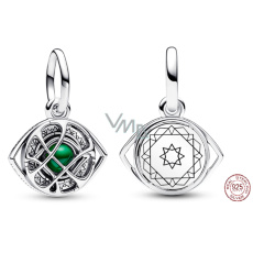 Charm Sterlingové stříbro 925 Marvel Doktor Strange Agamottovo oko, přívěsek na náramek, film Charm Sterlingové stříbro 925 Marvel Doktor Strange Agamottovo oko, přívěsek na náramek, film