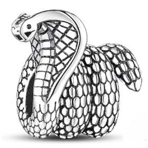 Charm Kobra had, korálek na náramek zvíře