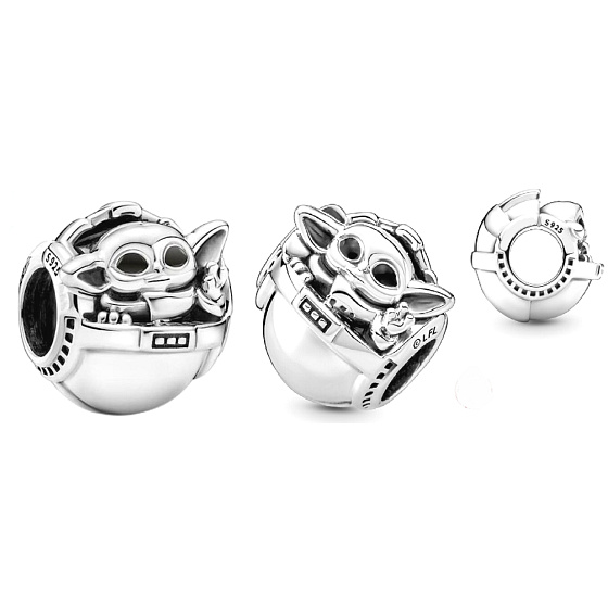 Charm Marvel Star Wars Grogu , korálek na náramek, film