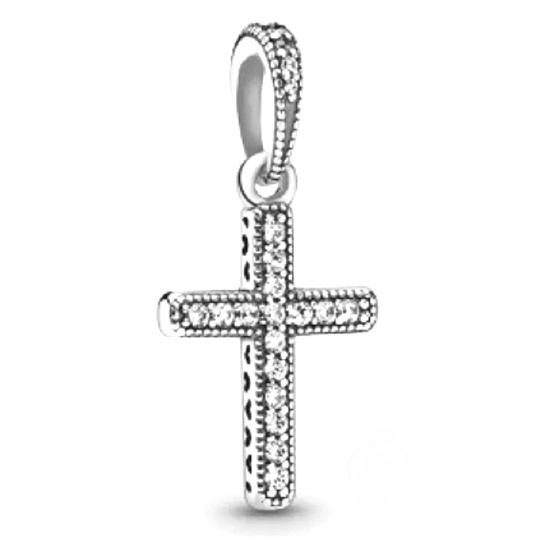 Charm Duchovní symbol, Křížek, přívěsek na náramek
