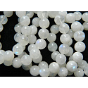 Měsíční kámen náramek elastický přírodní kámen, kulička 8 - 9 mm /16 - 17cm AAA kvalita, probouzí něžné city miláčka