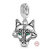 Charm Vlk, přívěsek na náramek zvíře