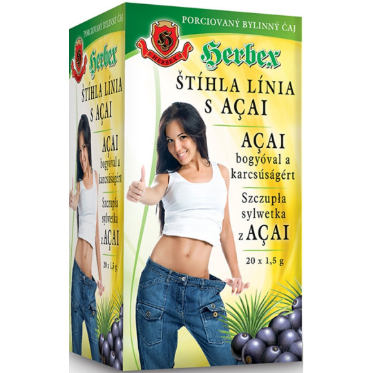 Herbex Štíhlá linie s Acai bylinný čaj 20 x 1,5 g