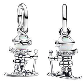 Charm Lyžař, sport, přívěsek na náramek sport