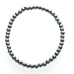 Hematit náramek elastický přírodní kámen, kulička 4 mm / 21 - 22 cm, pro muže, kámen zdravé krve