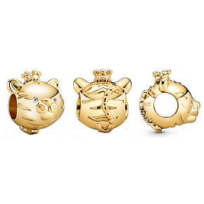 Charm Tygr je třetí zvíře ve 12letém cyklu čínských znamení zvěrokruhu, korálek na náramek