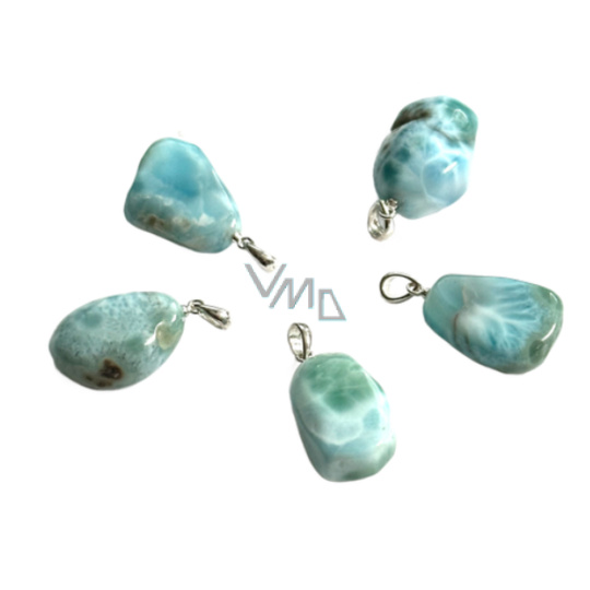 Larimar Troml přívěsek, přírodní kámen, M cca 3 cm, 1 kus, klid, mír, vyrovnanost Larimar Troml přívěsek, přírodní kámen, M cca 3 cm, 1 kus, klid, mír, vyrovnanost