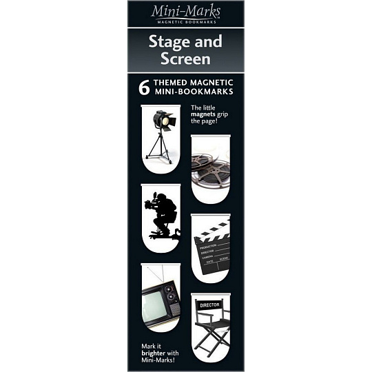 If Mini Mark Záložky Stage and Screen 6 kusů If Mini Mark Záložky Stage and Screen 6 kusů