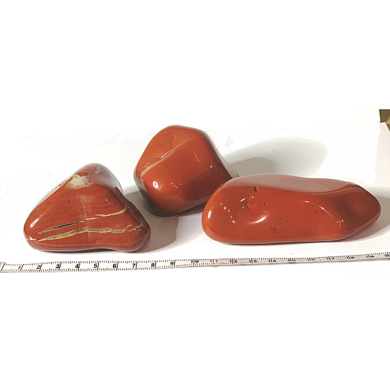 Jaspis červený Tromlovaný přírodní kámen 160 - 220 g, 1 kus, kámen úplné péče