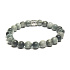 Sokolí oko / Hawk Eye náramek elastický přírodní kámen, kulička 8 mm / 16 - 17 cm, kámen moudrých předků