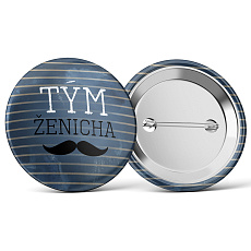 Nekupto Placka Tým ženicha 5,5 cm