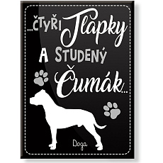 Nekupto Mazlíčci magnet Doga 66 x 90 x 2 mm