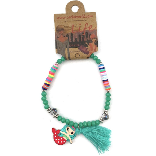 Albi Ékszer karkötő gyöngyökből Tengeri sellő, Bojt védelem, energia 1 darab különböző színekben