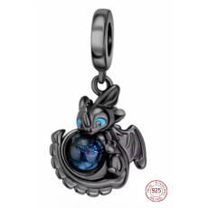 Charm Sterlingové stříbro 925 DreamWorks, Jak vycvičit draka, Bezzubka přívěsek na náramek film