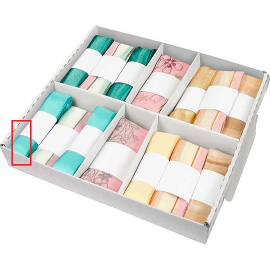 Ditipo Stuha látková Flora tyrkysově zelená 3 m x 25 mm