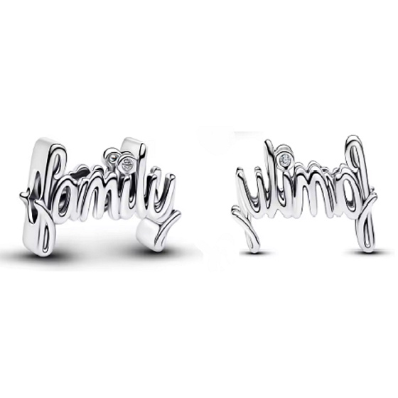 Charm Family - rodina, symbol jednoty, domova a blízkosti, přívěsek na náramek rodina