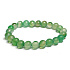 Achát zelený náramek elastický přírodní kámen, kulička 8 mm / 16 - 17 cm, symbolizuje element země