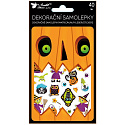 Samolepky Halloween 40 kusů 10,5 x 18 cm