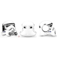 Charm Sterlingové stříbro 925 Marvel Star Wars Helma Stormtrooper, korálek na náramek, film