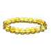 Citrín náramek elastický přírodní kámen, kulička 10 mm / 19 cm, kámen hojnosti, úspěchu