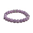Lepidolit růžový náramek elastický přírodní kámen, kulička 8 mm / 16 - 17 cm, amulet sportovců