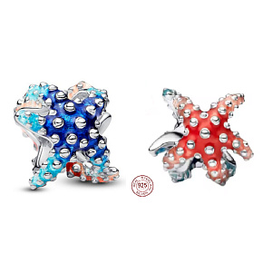 Charm Hvězdice barevný přívěsek, korálek na náramek moře