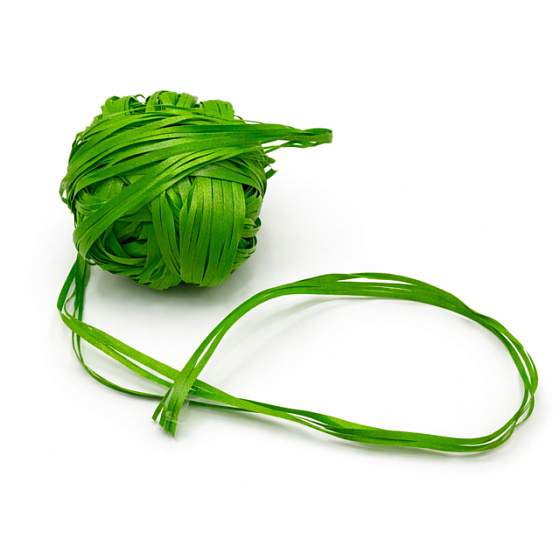 Raffia zelená nabarvené lýko k dekoraci cca 20 g