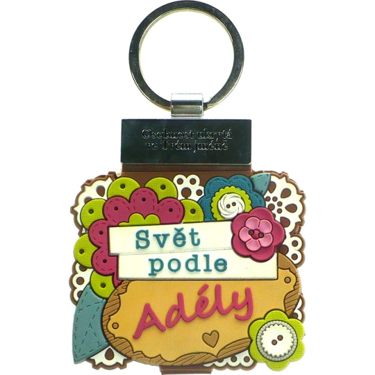 Albi Knížka se jménem na klíče Svět podle Adély 6 x 9,5 cm