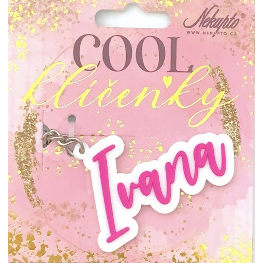 Nekupto Cool jmenná klíčenka Ivana 1 kus