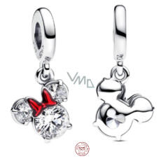 Charm Sterlingové stříbro 925 Disney Minnie silueta, přívěsek na náramek film