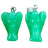 Chalcedon zelený Anděl strážný přívěsek přírodní kámen 1,7 cm 1 kus, kámen lásky a radosti