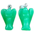 Chalcedon zelený Anděl strážný přívěsek přírodní kámen 1,7 cm 1 kus, kámen lásky a radosti