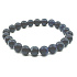 Safír náramek elastický přírodní kámen, kulička 8 mm / 16 - 17 cm, kámen moudrosti, pravdy a intuice