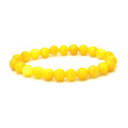 Aventurín žlutý náramek elastický přírodní kámen, kulička 8 mm / 16 - 17 cm, kámen štěstí