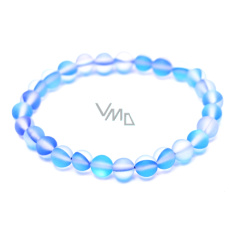 Opalit modrý matný náramek elastický, syntetický kámen kulička 6 mm / 16 cm, pro děti, kámen přání a naděje Opalit modrý matný náramek elastický, syntetický kámen kulička 6 mm / 16 cm, pro děti, kámen přání a naděje