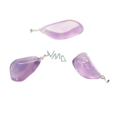 Ametyst Brazílie Troml přívěsek, přírodní kámen, S cca 2,5 cm, 1 kus, kámen králů a biskupů