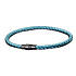 Lanový Magnetický náramek – světle modrý 20,5 cm x 4 mm, unisex