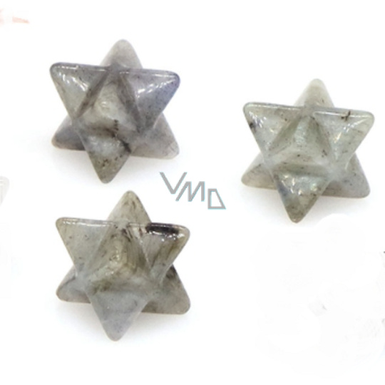 Labradorit merkaba hmatka z kamienia naturalnego 13 mm, kamień transformacji Labradorit merkaba hmatka z kamienia naturalnego 13 mm, kamień transformacji
