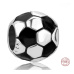 Charm Sterlingové stříbro 925 Fotbalový míč, korálek na náramek sport