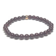 Granát náramek elastický přírodní kámen, kulička 6 mm / 16 - 17 cm, kámen ohně, lásky