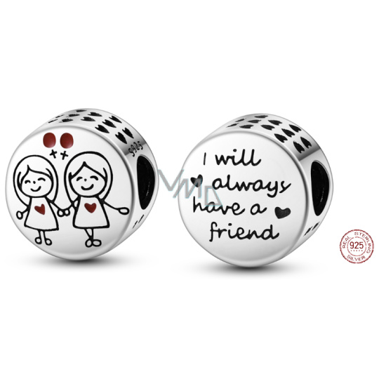 Charm Srebrna 925 Rodzinne Przyjaźnie - siostry, koralik na bransoletkę rodzina Charm Srebrna 925 Rodzinne Przyjaźnie - siostry, koralik na bransoletkę rodzina