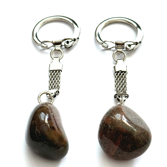 Unakit Troml přívěsek přírodní kámen, cca 10 cm, 1 kus, kámen osobního růstu a vizí