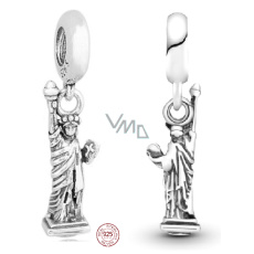 Charm Sterlingové stříbro 925 USA - Socha Svobody, přívěsek na náramek cestování