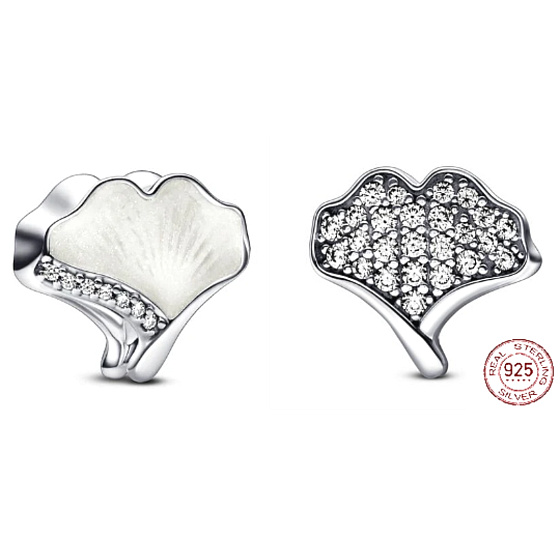 Charm Ginkgo Biloba Smart, korálek na náramek příroda