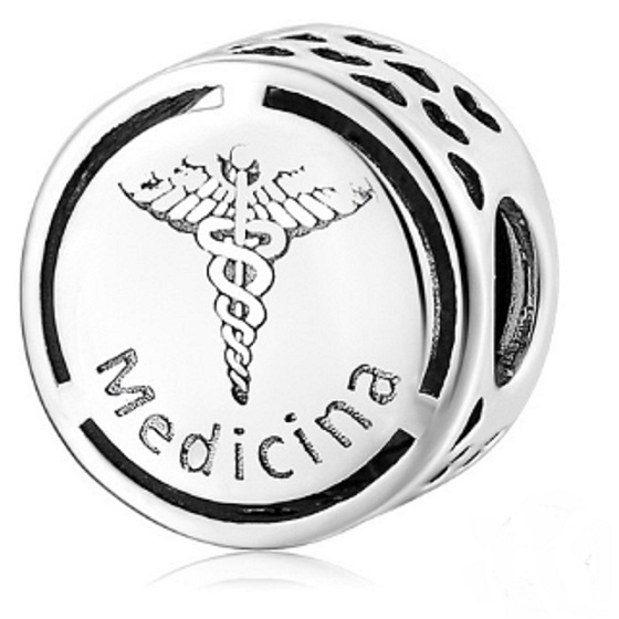 Charm Medicína, symbol korálek na náramek zaměstnání