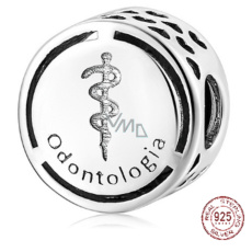 Charm Sterlingové stříbro 925 Zubní lékařství, korálek na náramek zaměstnání Charm Sterlingové stříbro 925 Zubní lékařství, korálek na náramek zaměstnání