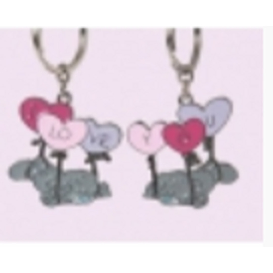 Me to You Klíčenka kovová I Love You 2 kusy v balení