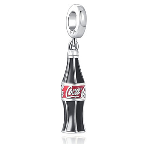 Charm Coca Cola láhev, přívěsek na náramek, jídlo a pití