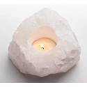 Křišťál Svícen surový přírodní kámen 110 x 110 x 60 mm 1 kus, kámen kamenů